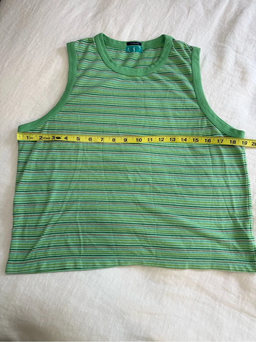 MOTHER The Silent Type Binding Muscle Tee Summer Green - Picture 9 of 10